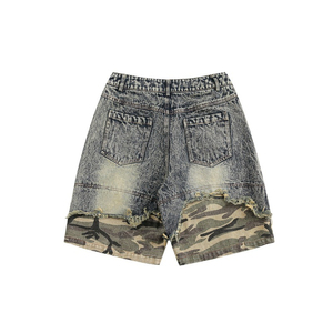 Vêtements pour hommes Shorts en jean décontractés personnalisés Shorts en jean détruits à la mode pour hommes - Product Image 5