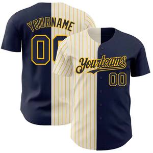 Camiseta de Béisbol Personalizada para Adultos, con Bordado, Transpirable, Sublimada con Degradado de Color, en Venta - Product Image 1
