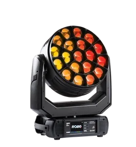 ไฟสปอตไลท์เคลื่อนที่ Spider 19x40W Bee Zoom รุ่น DMX512 LED สำหรับงานแสดงบนเวที - Product Image 2
