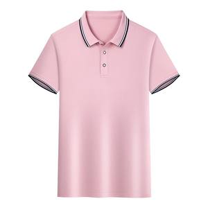 Polo de algodón orgánico 100% para hombre, camiseta de verano personalizada de alta calidad, ropa informal transpirable, logotipo bordado, corto, trabajo ODM - Product Image 3