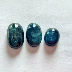 อัญมณีไซยาไนต์แท้ธรรมชาติ 100% รูปไข่ยอดนิยมชั้นยอดสําหรับการใช้เครื่องประดับในราคาไม่แพงขายส่ง OEM - Product Image 3