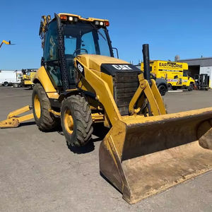 Maquinaria de construcción usada 2ton 3ton 5ton 6ton 4x4 Wheel Drive CAT 420F Retroexcavadora 3CX 4cx Jcb Retroexcavadora con excavadora - Product Image 1