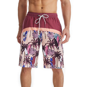 OEM Factory <b>Men's</b> Casual Hawaiian Style Quick-Drying Board Shorts Best Design Custom Swim <b>Trunks</b> for Beach Use - Product Image 5