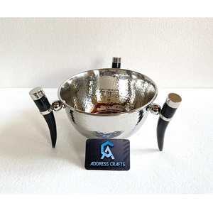 Tazón Decorativo de Acero Inoxidable 18/8 de Alta Calidad, Tazón para Servir de Estilo Único, Decoración de Mesa, Tazón de Lujo para Postres, Tazón para Chocolate - Product Image 1