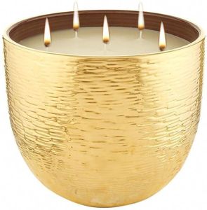 Bol votif en métal de haute qualité finition dorée et argentée bougie artisanale en métal bol rond votif décor de table prix bas - Product Image 1