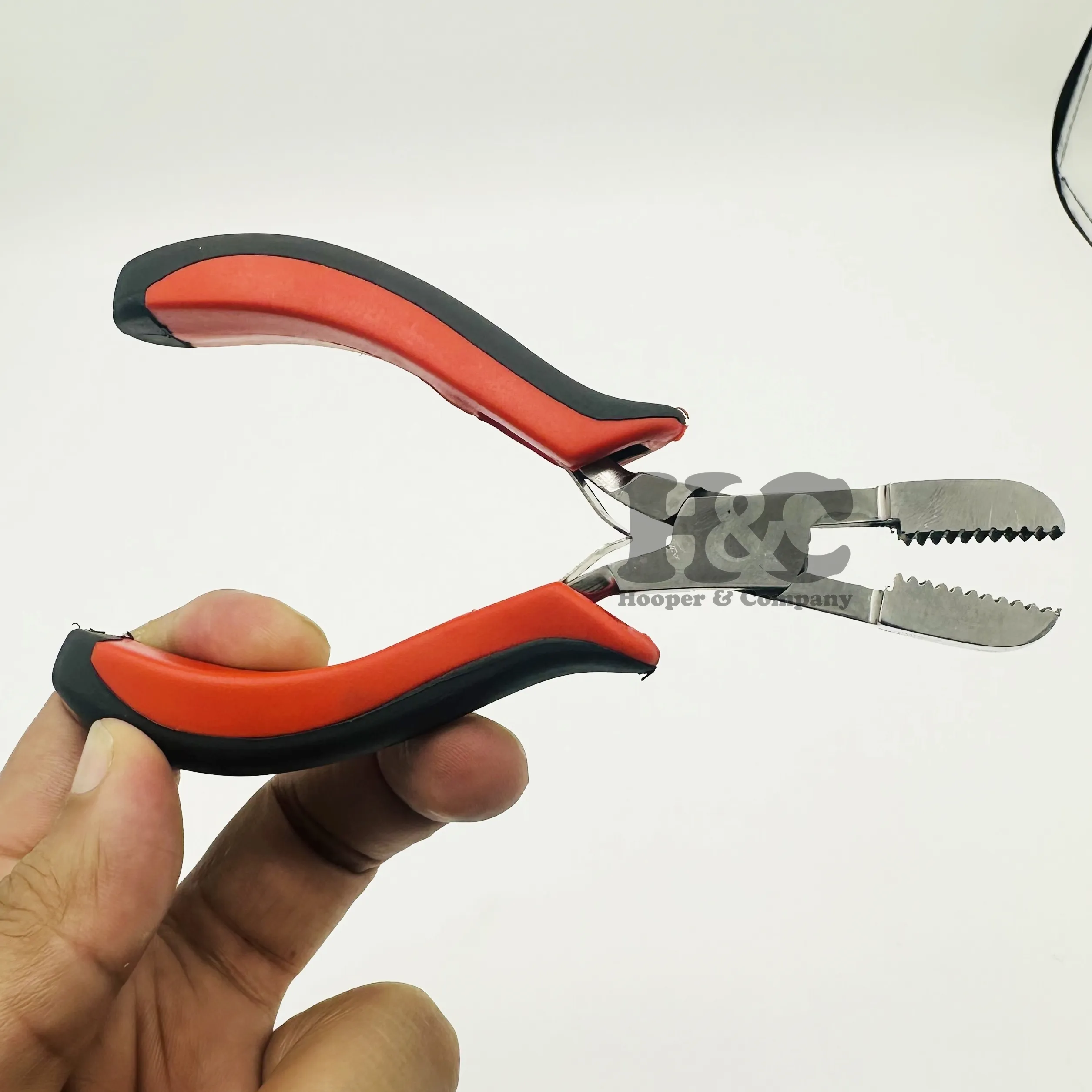 Top Quality Removing Hair Plier Bonds Remover Tape Hair Extensions Making Machine Pliers Black Handle White Keratin Bond Pliers