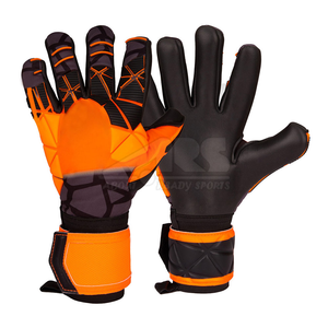 High Quality Professional <b>Leather</b> <b>Football</b> Gloves for Goalkeepers Breathable Protective Fingers - Product Image 1