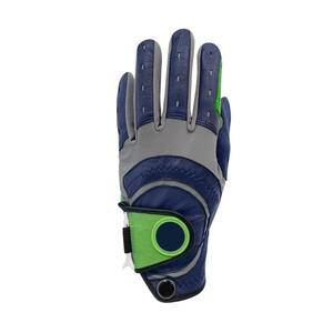 Dernière conception de haute qualité Logo personnalisé personnalisé votre conception en cuir souple Cabretta respirant antidérapant gants de golf de gros - Product Image 5