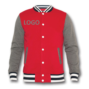 2026 Wholesale Custom Made 100% Cotton Winter Varsity <b>Jacket</b> with Front Logo High Quality Fabric Quick Dry for <b>Men</b> - Product Image 2