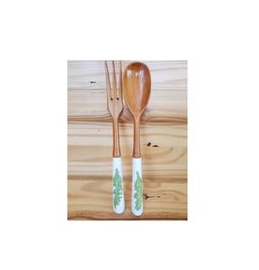 Cubiertos de cocina para el hogar Cuchara Nuevo diseño Cuchara de madera y resina para servir Cuchara de cena de alta calidad Mejor uso de alimentos para cocinar Vendedor caliente - Product Image 3