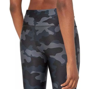 Leggings de Cintura Media para Mujer, Tela de Algodón y Elastano, Impresión por Sublimación Personalizada, Diseño de Camuflaje, Transpirables, de Secado Rápido - Product Image 2