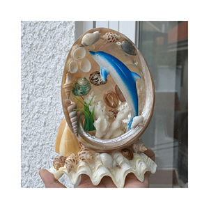 Décoration de coquillages, thème côtier de luxe, matériau : coquillages marins sélectionnés ; utilisation : décoration intérieure ; origine : artisanat vietnamien - Product Image 6