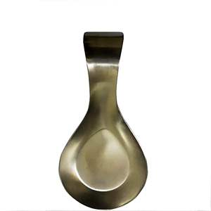 Cofre de lino con reposapiés de acero inoxidable para soporte de cocina para espátulas, cucharas, pinzas y más, hecho en La India - Product Image 4