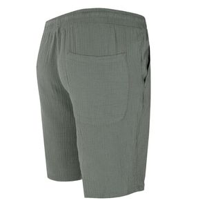 <b>Men's</b> High Quality Cargo Denim <b>Shorts</b> Casual Summer Fashion with Elastic Waist Drawstring and Pockets Breathable Design - Product Image 5