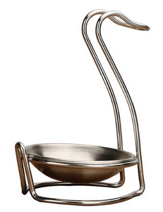 Soporte para cuchara con base de piedra y plato de cerámica extraíble Soporte para cuchara de piedra utensilios de cocina y artilugios creativos hechos a mano - Product Image 4