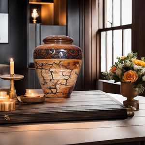 Cremation <b>Urn</b> for Male Wooden for Adult Ashes Human Ash Personalized Burial for <b>Urn</b> for Dad - Product Image 3