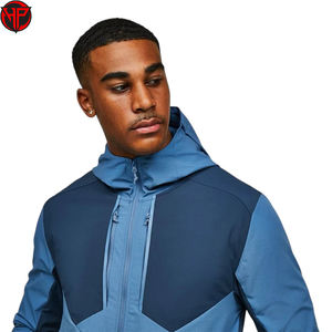 ชุดวอร์มเล่นกีฬาของผู้ชายชุดวอร์มกันลมสำหรับใส่กลางแจ้งกันน้ำพร้อมวัสดุเนื้อผ้าสำหรับฤดูหนาว - Product Image 6