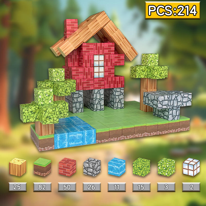 214 pièces