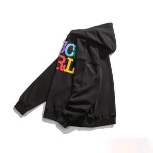 Sweat à capuche pour homme avec impression personnalisée, contraste de couleurs, polaire d'hiver, pull-over tendance 2026, streetwear, fabriqué au Pakistan - Product Image 3