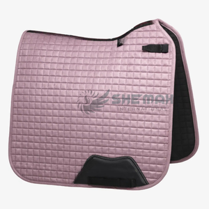 Vente en gros confortable doublure douce durable meilleure vente anglais tapis de selle coton polyester mélange respirant tapis de selle - Product Image 5