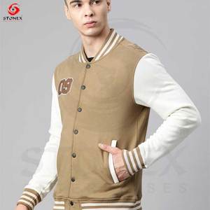 Wholesale High Quality Blank Varsity Jackets Custom <b>Men</b> Baseball Jacket Varsity Jacket for <b>Men</b> - Product Image 4