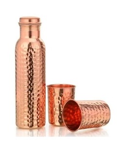 Botella termo de cobre con diseño martillado de 650ML al por mayor vaso de acero inoxidable de calidad superior mezcla tradición modernidad - Product Image 6