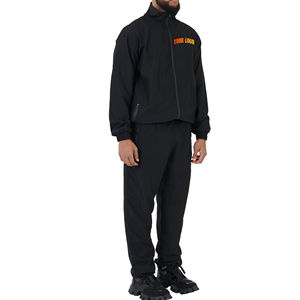 Survêtement en nylon personnalisé OEM ensembles de haute qualité survêtements pour hommes logo personnalisé sublimation blouson de sport pour hommes - Product Image 4