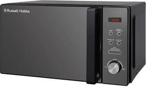 Micro-ondes numérique Russell Hobbs RHM2076B 20 litres 800 W noir avec 5 niveaux de puissance, dégivrage automatique, 8 programmes de cuisson automatiques - Product Image 2