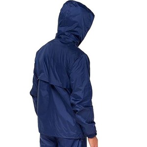 Chaqueta cortavientos resistente al agua estilo High Street para hombre OEM ropa de lona suave y cómoda con logotipo personalizado para la lluvia - Product Image 5