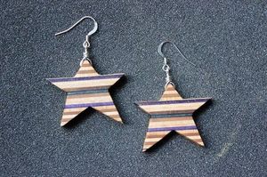 Pendientes colgantes de gota africana, venta al por mayor, lo más nuevo, bohemio, redondo, de madera, declaración, madera exagerada, joyería de madera romántica - Product Image 5