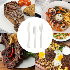 Juego de Cubiertos Desechables Ecológicos y Biodegradables de Alta Resistencia, Paquete de 50, con Servilleta, Tenedor, Cuchara, Cuchillo, Sal y Pimienta, Kit para Comida para Llevar - Product Image 4