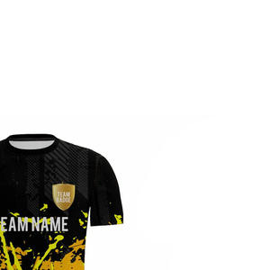 Último Modelo de Uniformes de Fútbol con Serigrafía, Camisetas con Logotipo Personalizado + Conjuntos de Pantalones Cortos, 100% Poliéster, Unisex para Hombre y Mujer, Impermeables - Product Image 3