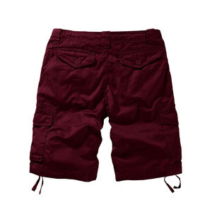 Pantalones cortos cargo de lona con patrón sólido para hombre, venta al por mayor, 100% algodón, opciones OEM personalizadas, superventas, ropa informal para adultos - Product Image 2