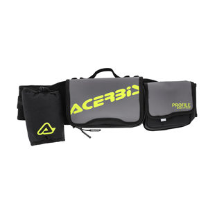 Sac de ceinture en cuir Acerbis, sacoche de jambe pour moto, sacoche de réservoir, sacoche à outils avec logo profilé en aluminium, accessoires polyvalents pour motocyclistes - Product Image 1