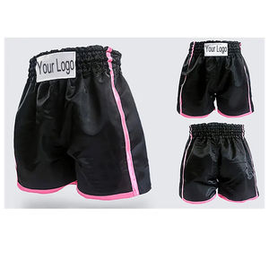 Pantalones Cortos de Muay Thai MMA, Ropa de Gimnasio para Entrenamiento de Artes Marciales, Servicio OEM Personalizado en la Parte Delantera, Secado Rápido y Transpirable - Product Image 2