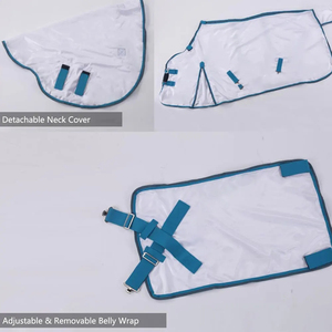 Couverture d'écurie de luxe de haute qualité, accessoires d'hiver pour les sports équestres et les loisirs, équipement vestimentaire pour chevaux, couverture - Product Image 5