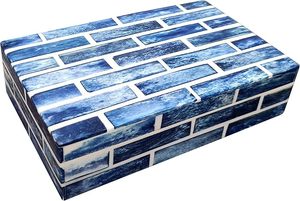 เครื่องประดับที่ฝังกระดูกที่หน้าอกด้วยสำเนียงทองเหลืองสไตล์โมร็อกโกฝังกระดูกเครื่องประดับจัดระเบียบทำด้วยมือกล่องเครื่องประดับ - Product Image 4