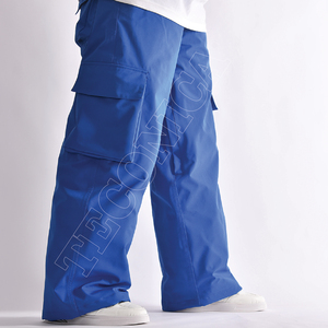 Pantalones de nieve personalizados de alta calidad 2025 para hombres, impermeables, transpirables, OEM 100%, proveedor de poliéster, aislamiento ajustable con cremallera - Product Image 1