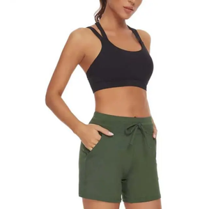Nouvel arrivage Short d'entraînement de gym pour femmes de haute qualité Logo personnalisé Taille haute Scrunch Butt avec design respirant sans couture - Product Image 6