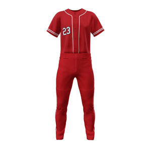 เครื่องแบบเบสบอลแห้งเร็วระบายอากาศได้ดีสำหรับผู้ใหญ่ชุดเล่นเบสบอลและซอฟท์บอล - Product Image 4