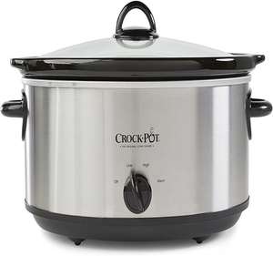 Crock-Pot 7 Quart Oval Slow Cooker, appareil de cuisson manuel en acier inoxydable (SCV700-S-BR), ustensile de cuisson polyvalent pour les grandes familles ou les réceptions - Product Image 1