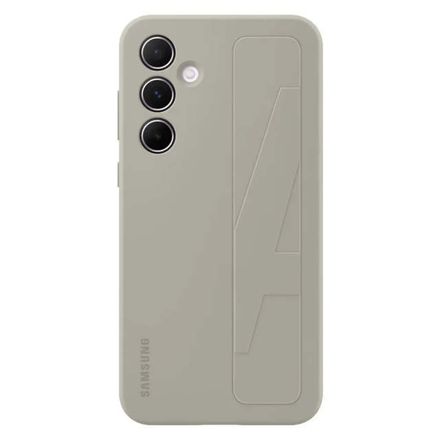 For Samsung Official for Galaxy A55 5G Stand & Grip Case EF-GA556 Embossed Silicone TPU Stylish Ins Styles for A17 A53 A03S