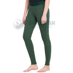 Collants équestres pour femmes respirant tissu à séchage rapide extensible dans les quatre sens confortable taille haute pantalon à prise intégrale à vendre - Product Image 5