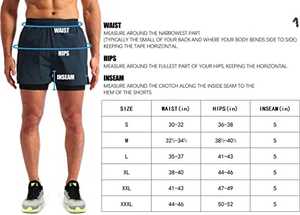 Short de course 2in1 pour homme Séchage rapide Respirant Exercise Gym Liner Short - Product Image 6