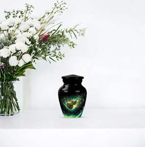 Papillon avec guitare 3 pouces urne petite pour cendres souvenir urne commémorative pour papa cendres pour bébé maman urne de crémation taille personnalisée - Product Image 5