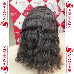Hot New Natural Wavy 13x6 13x4 Frontal pour Lace Wig 100% cheveux humains vierges sans enchevêtrement sans perte de couleurs personnalisées 180% Densité - Product Image 2