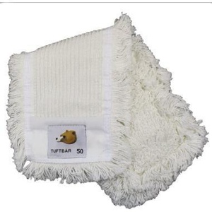 Mop <b>Holder</b> Folding 16 X 54 cm Cotton-Polyester White Tuftbr GVS - Product Image 1