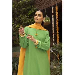 Daily Wear <b>Yarn</b>-Dyed Shirt Trouser Dupatta Set-WGK-YDS-DE-2562 - Product Image 1