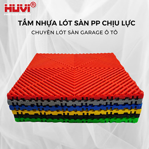 Alfombrilla moderna de PP para garaje de uso intensivo para interiores de Vietnam con paneles entrelazados e Instalación rápida - Product Image 5
