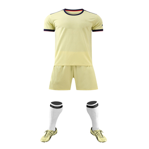 2022เสื้อฟุตบอลสะดวกสบายที่กำหนดเองการออกแบบโลโก้ระเหิดผู้ชายเครื่องแบบฟุตบอลชุดผ้าฝ้าย100% โพลีเอสเตอร์กีฬาสวมใส่ - Product Image 3